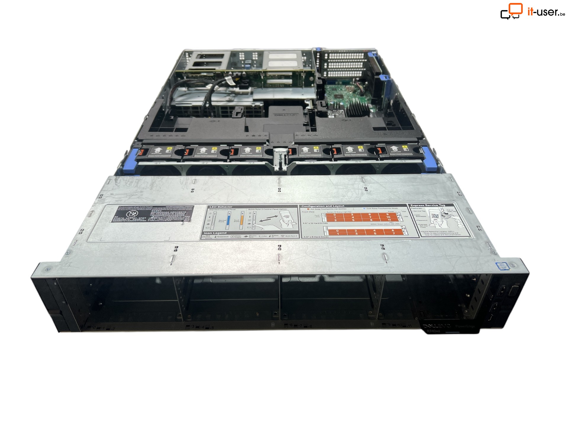 DELL PowerEdge R740xd 12xLFF + 4xSFF / 2 x Gold 6138 / 2 x 16GB 2400T / DELL 99GTM / H740p Mini 8GB / 2 x 1100W